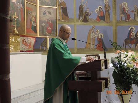 Nowy rezydent w parafii ksiądz dr Marcin Czujek.